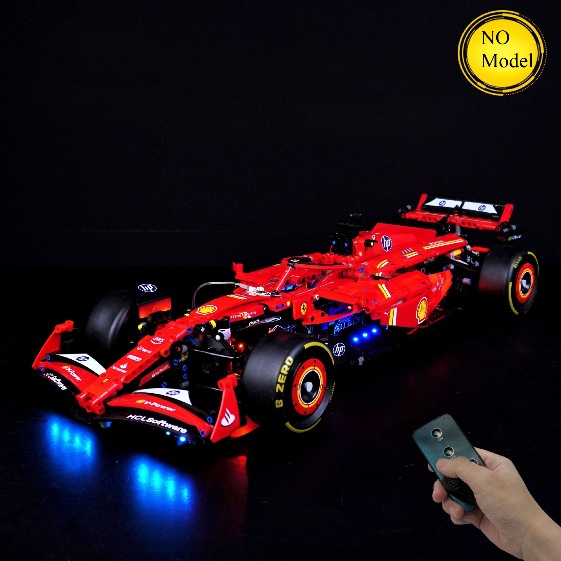 Model Kit Ferrari - LED Lighting Set Suitable for LEGO