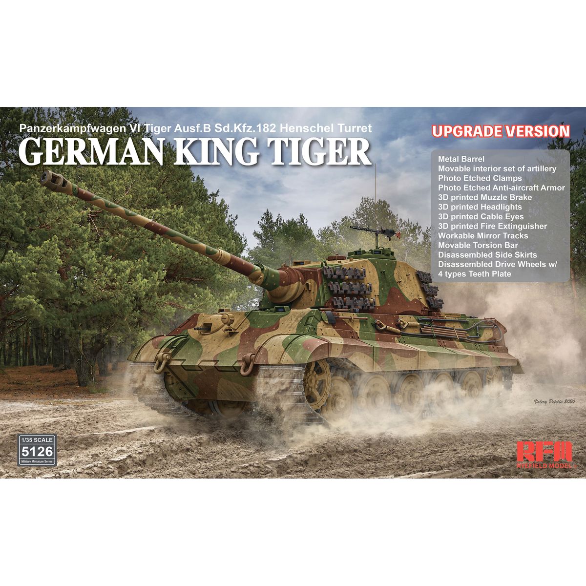 Model Kit Zvezda - RYEFIELD MODEL RFM RM-5126 1/35 King