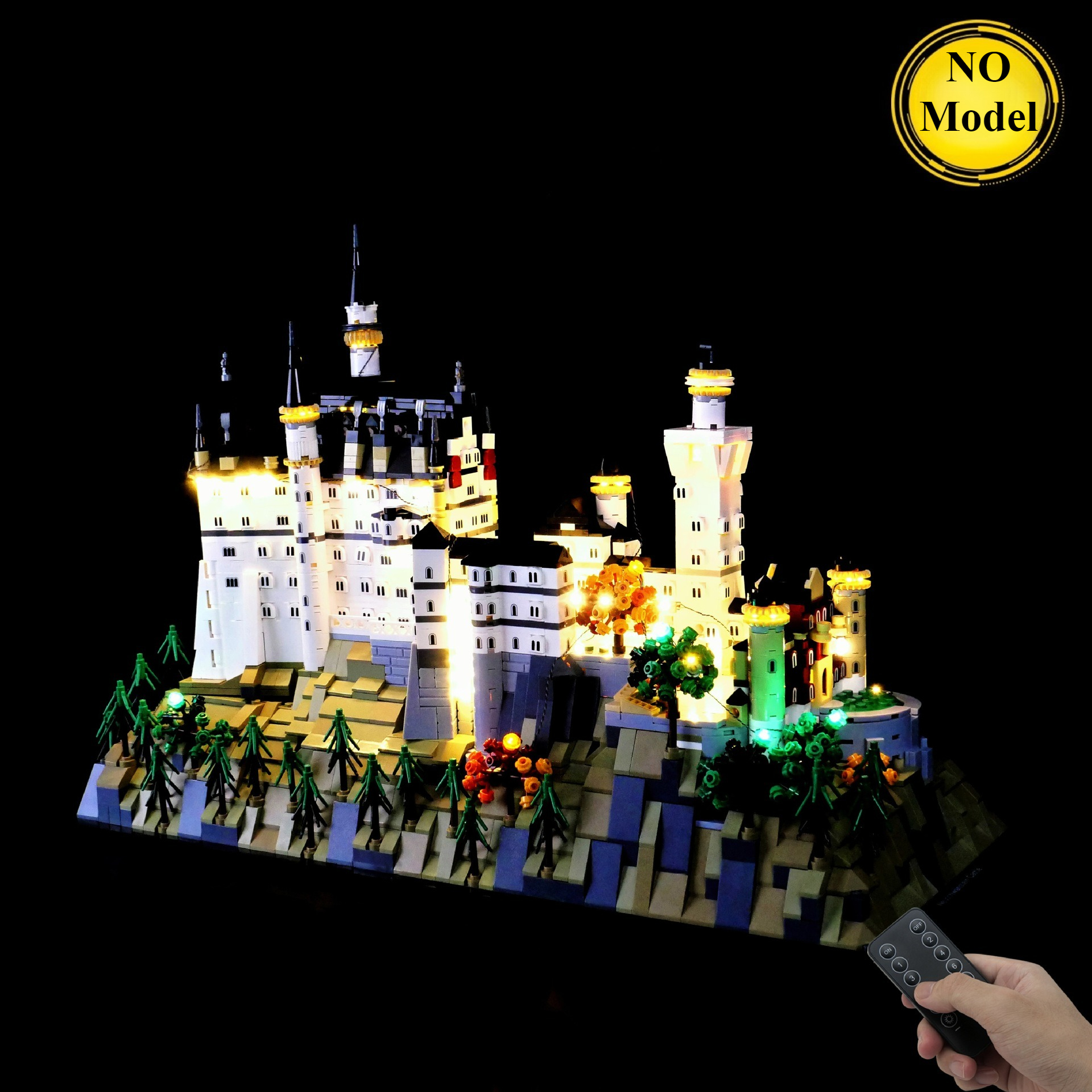 Led Light Kit for LEGO Neuschw - Model Kit Walmart avaliação e preço