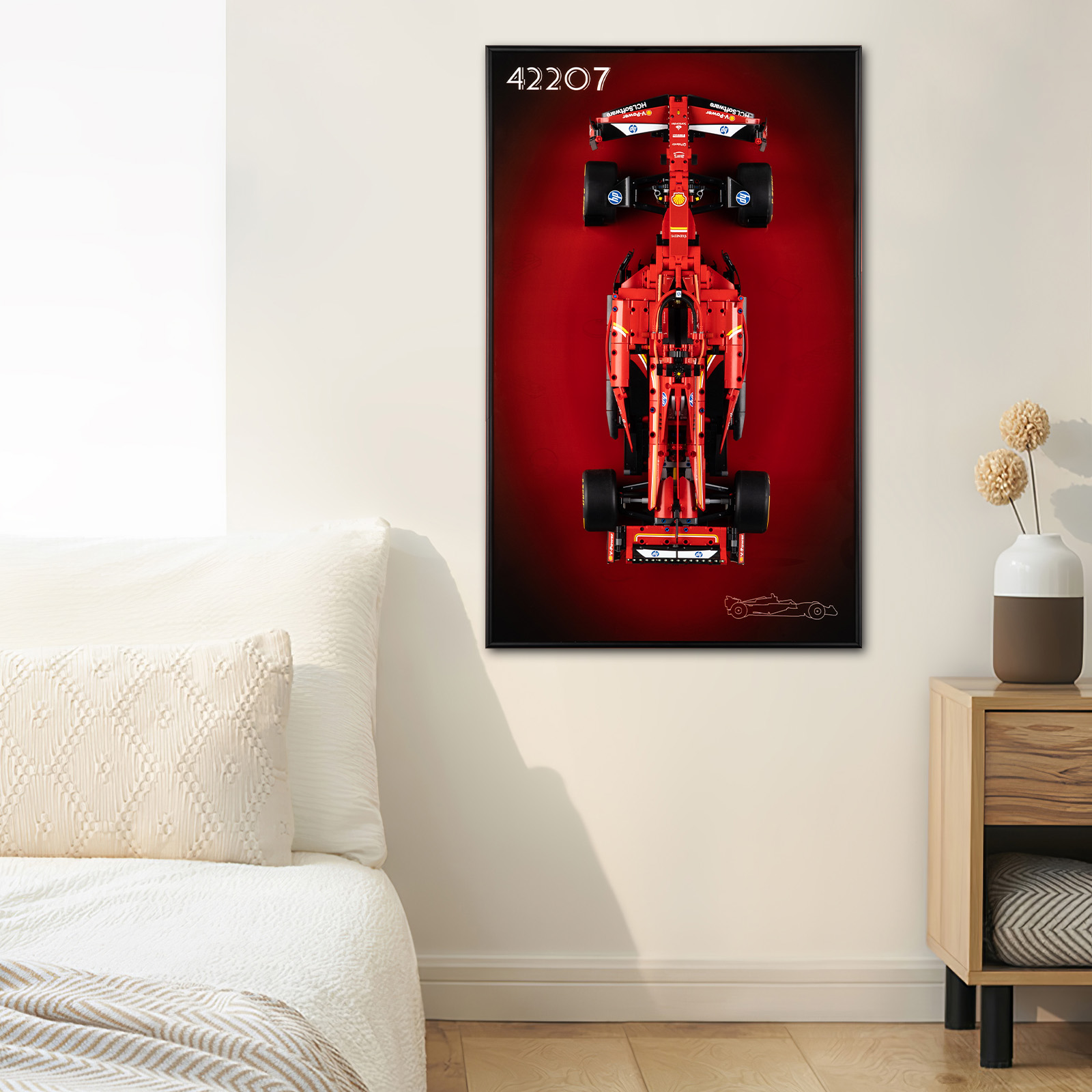 Display Wallboard for Lego Spe - Model Kit Ferrari avaliação e preço