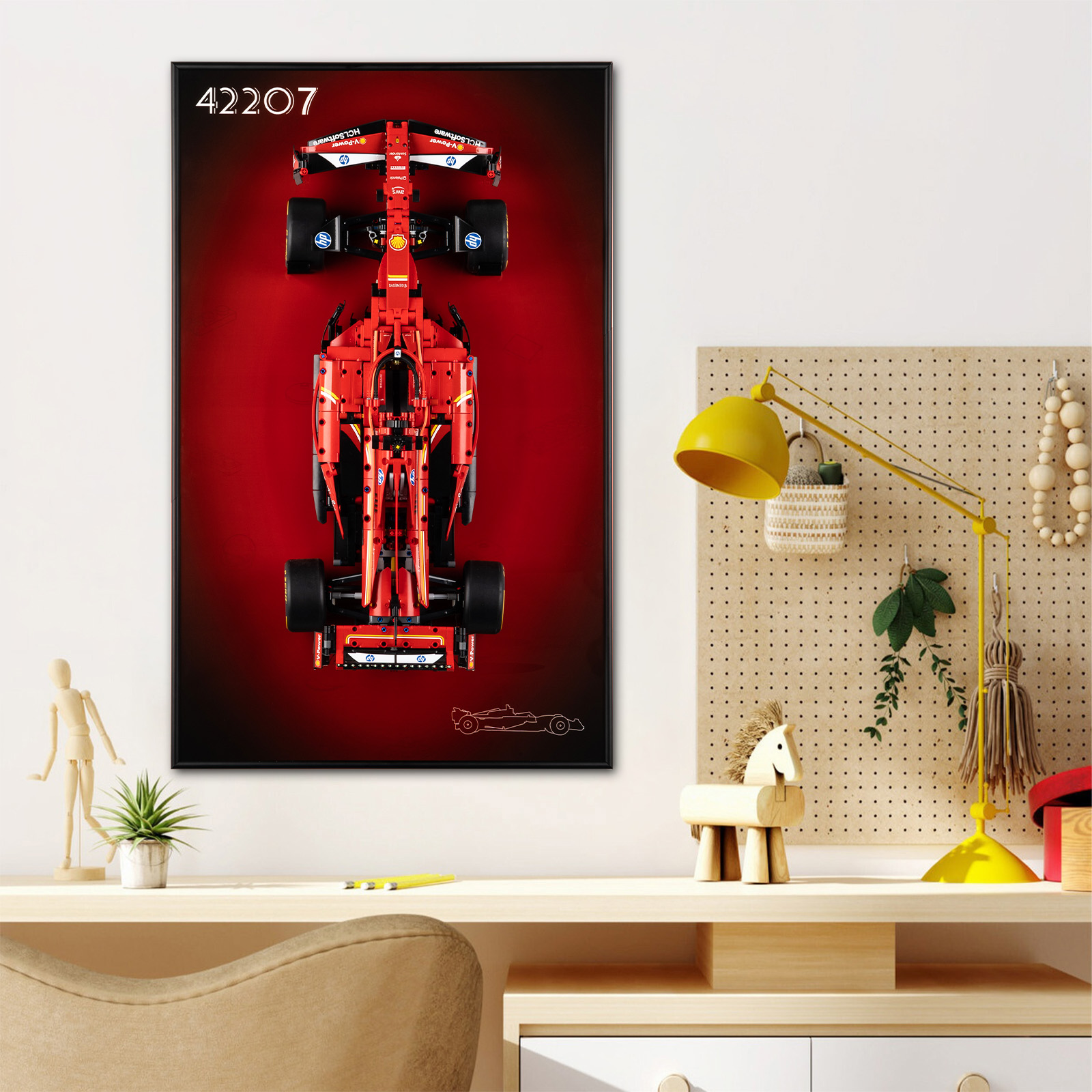 Display Wallboard for Lego Spe - Model Kit Ferrari avaliação e preço