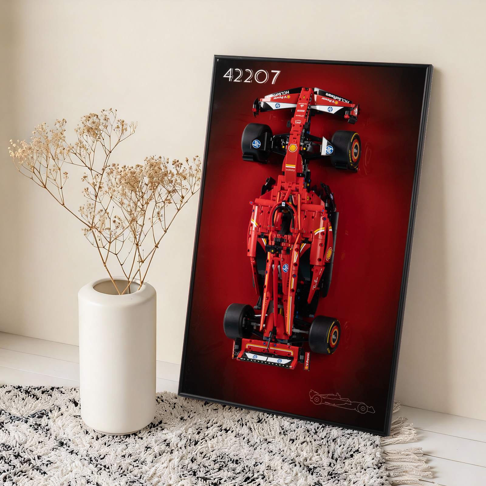 Display Wallboard for Lego Spe - Model Kit Ferrari avaliação e preço