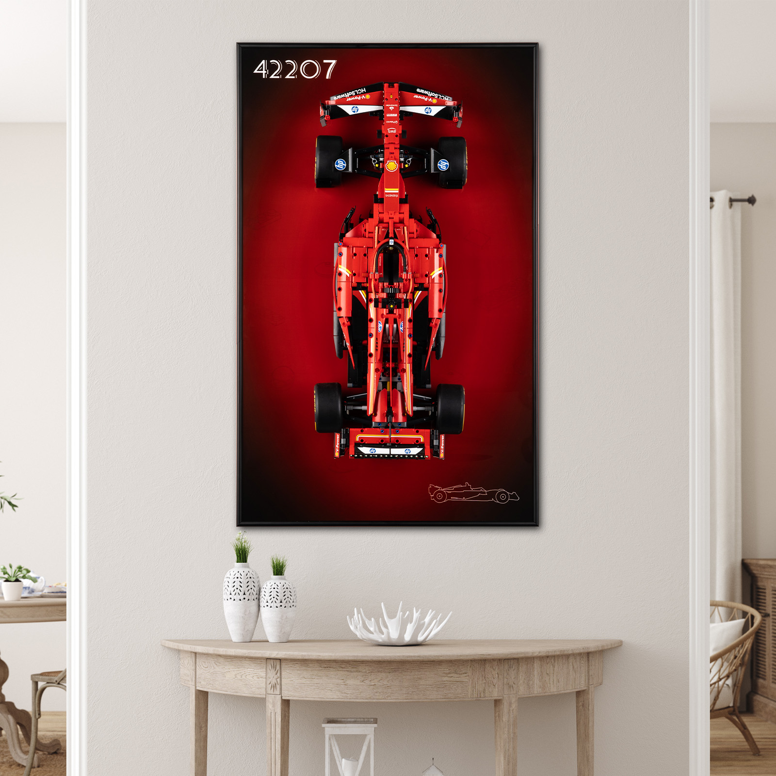 Display Wallboard for Lego Spe - Model Kit Ferrari avaliação e preço