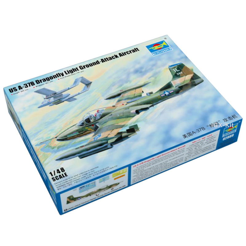 Trumpeter 02889 1/48 US A-37B  - Model Kit Reshiram avaliação e preço