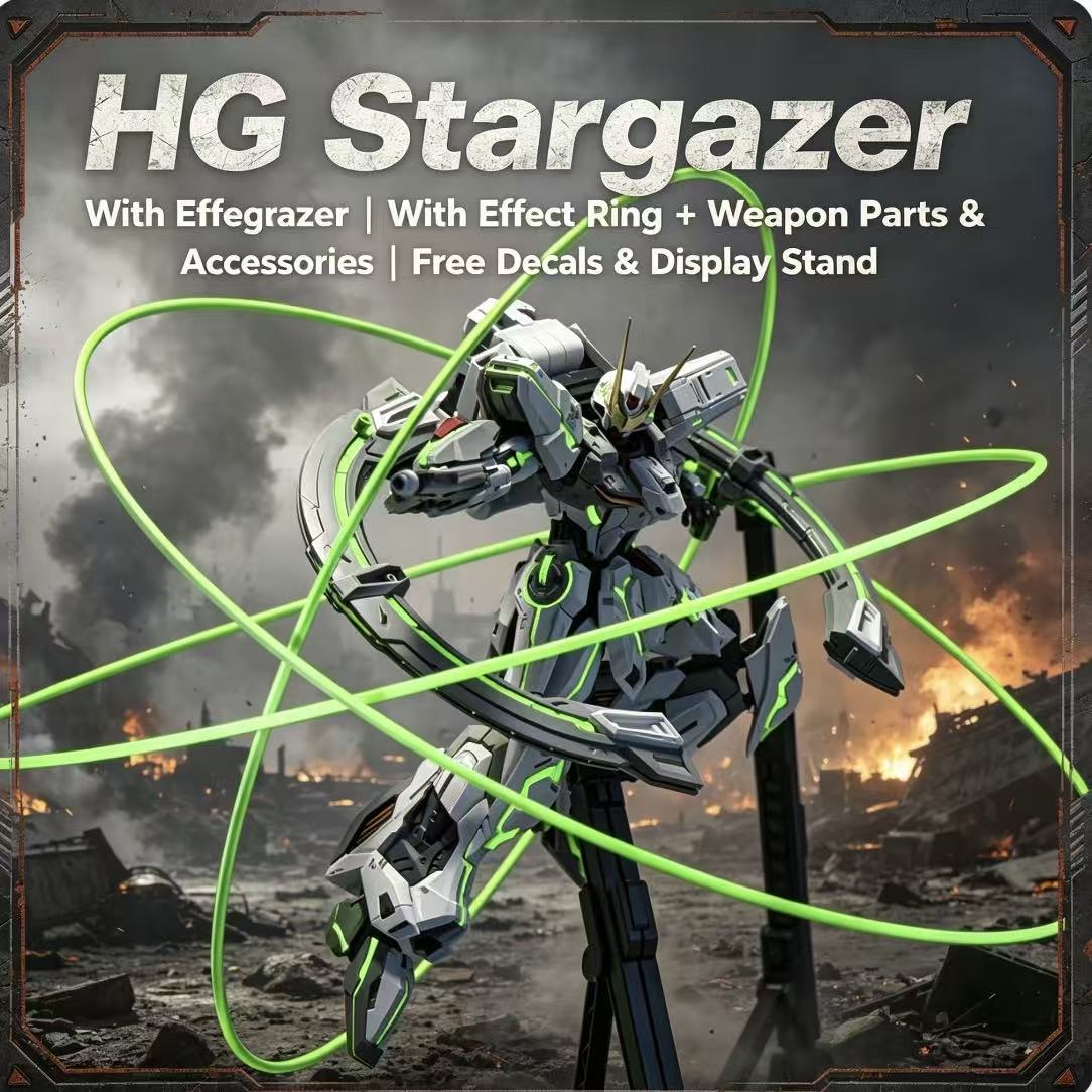 47 HG Stargazer Mecha with Eff - Model Kit Non Gundam avaliação e preço
