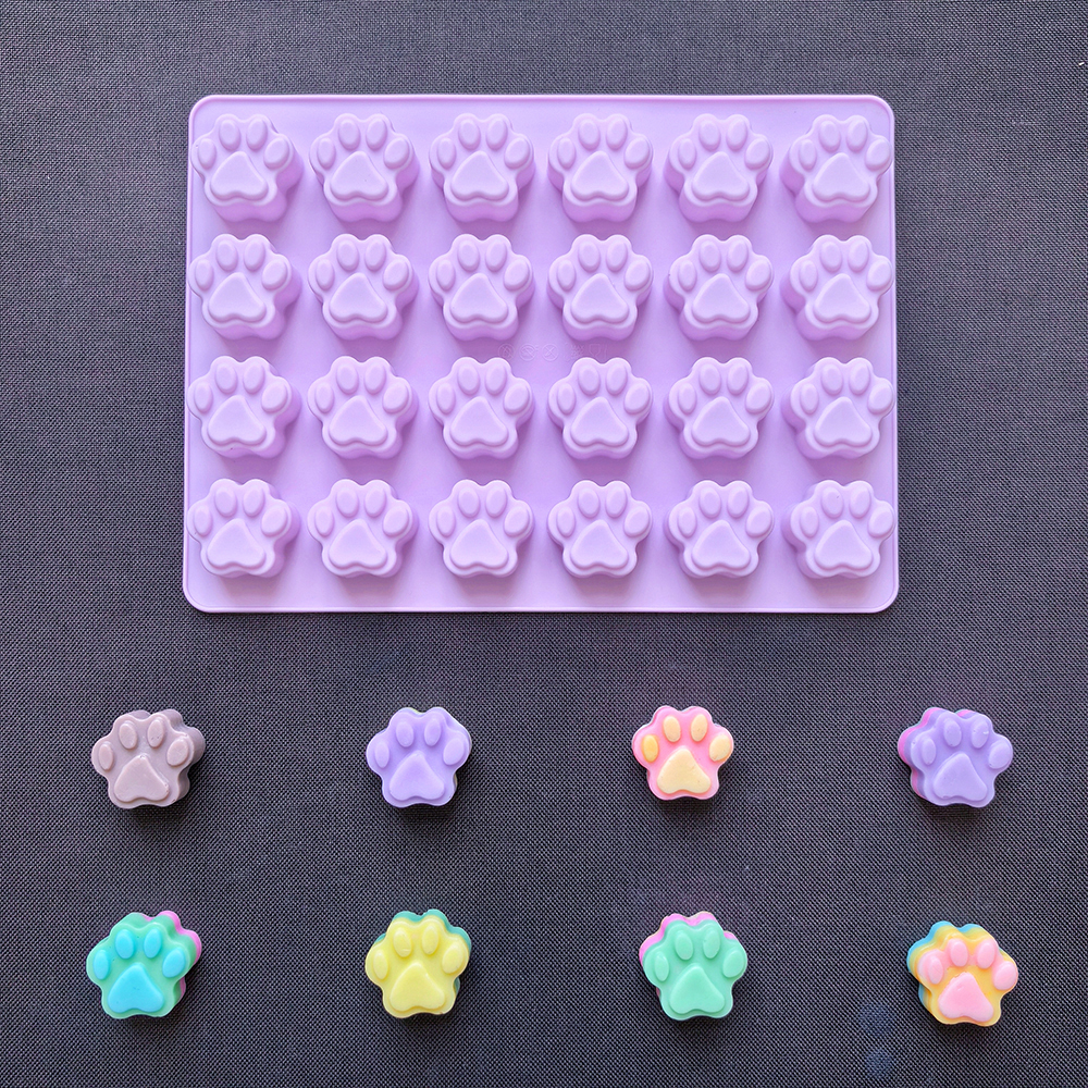 1pc 24 hole cat paw shaped cho - Model Kit For Beginners avaliação e preço
