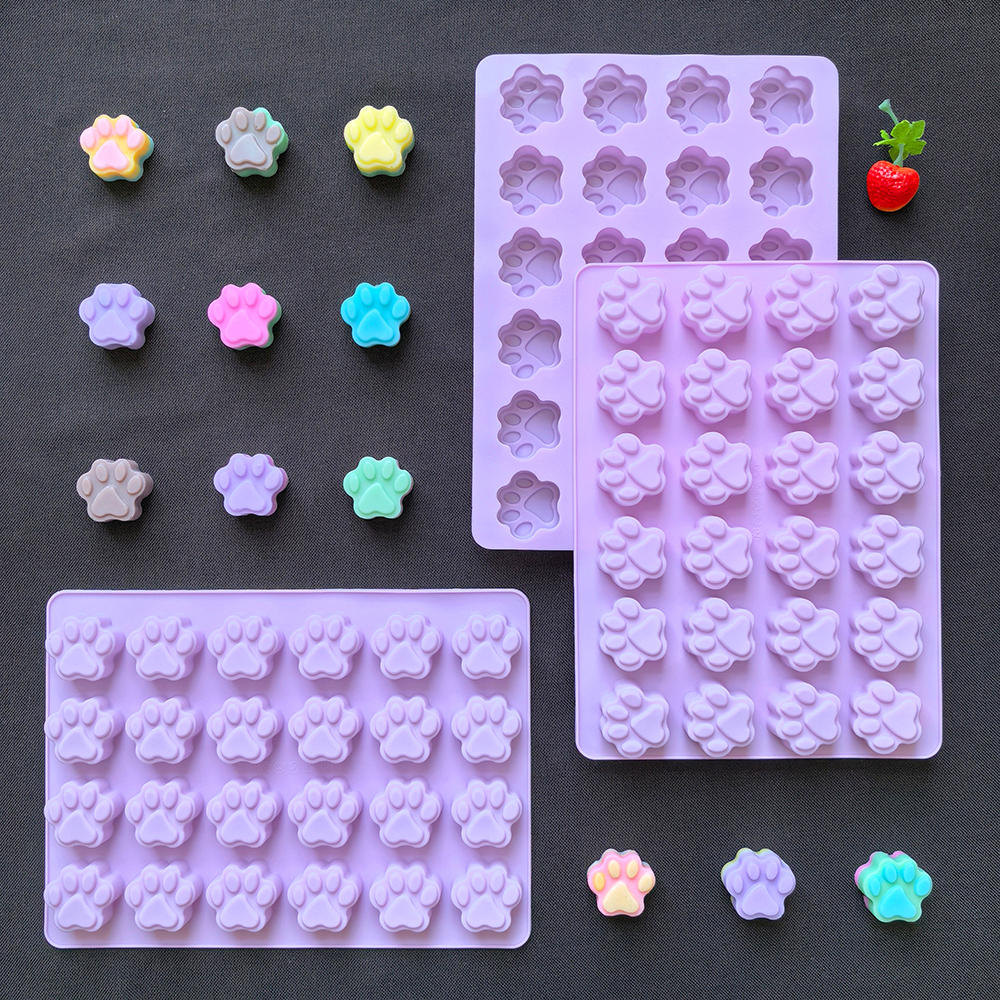 1pc 24 hole cat paw shaped cho - Model Kit For Beginners avaliação e preço