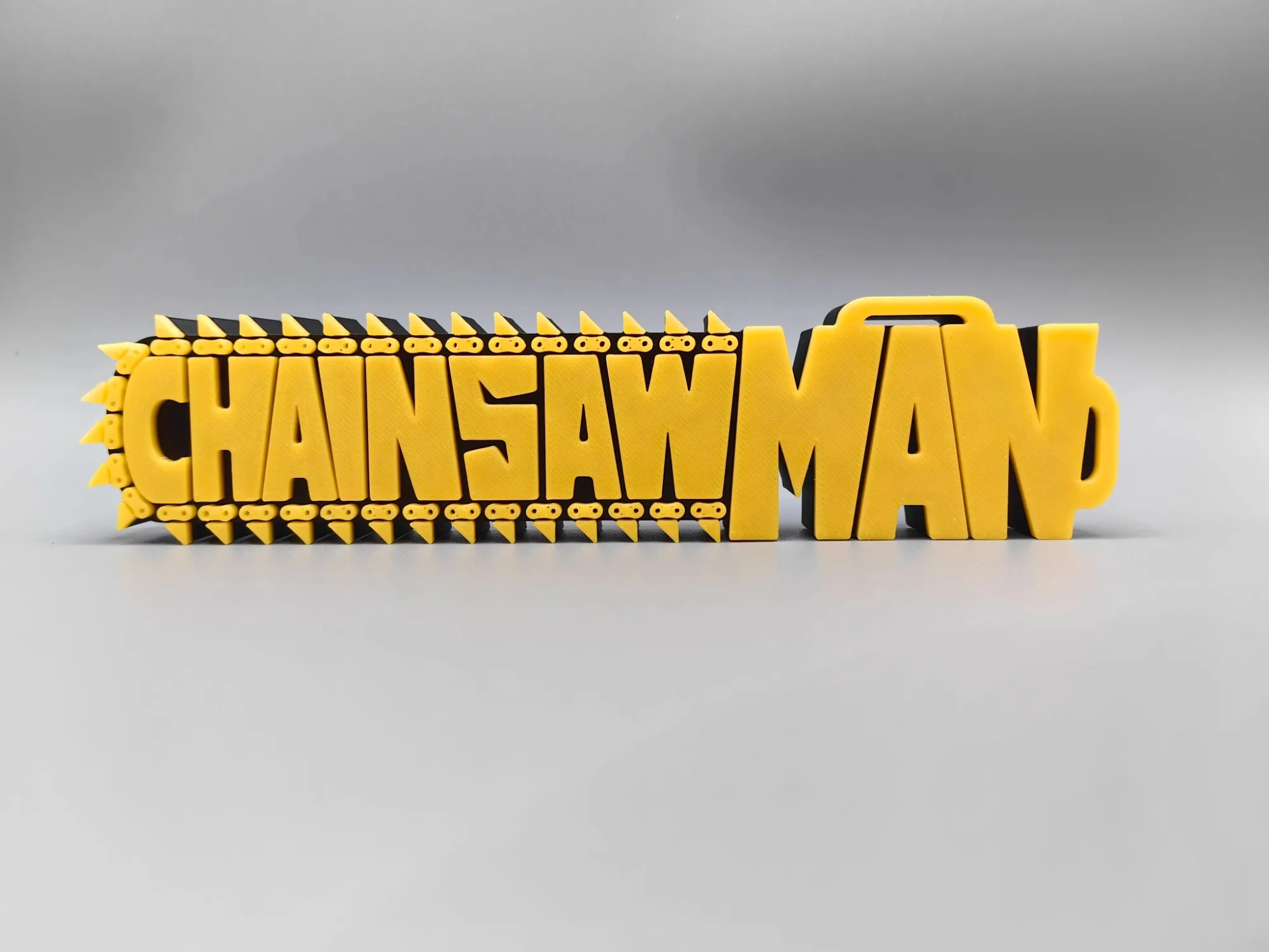 Anime Chainsaw Man 3D Logo Mod - Model Kit Chainsaw Man avaliação e preço