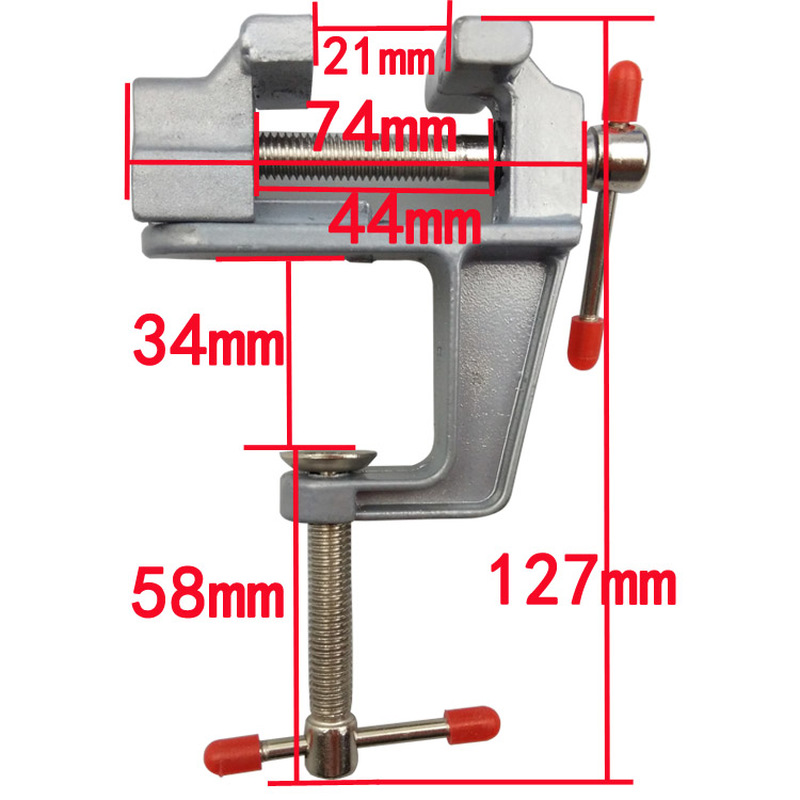 Aluminum Mini Table Clamp Smal - Model Kit Vise avaliação e preço