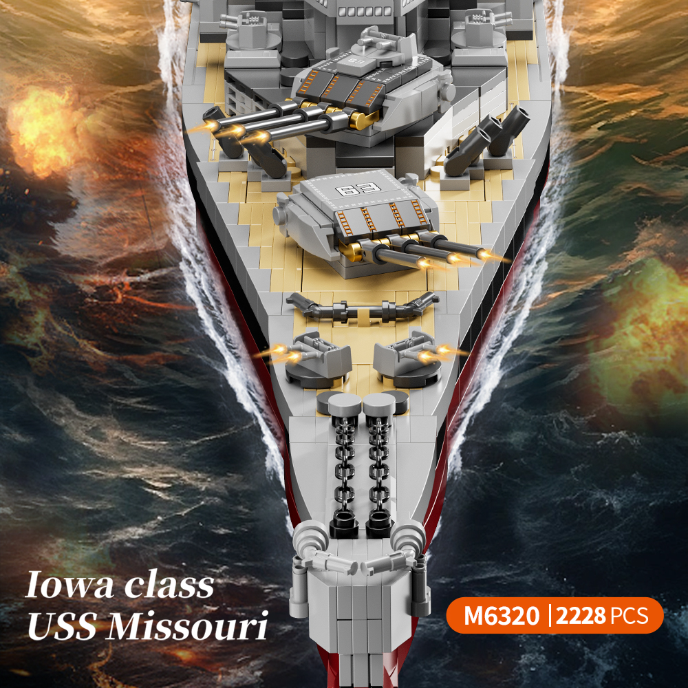 2228PCS USS Missouri battleshi - Model Kit Walmart avaliação e preço