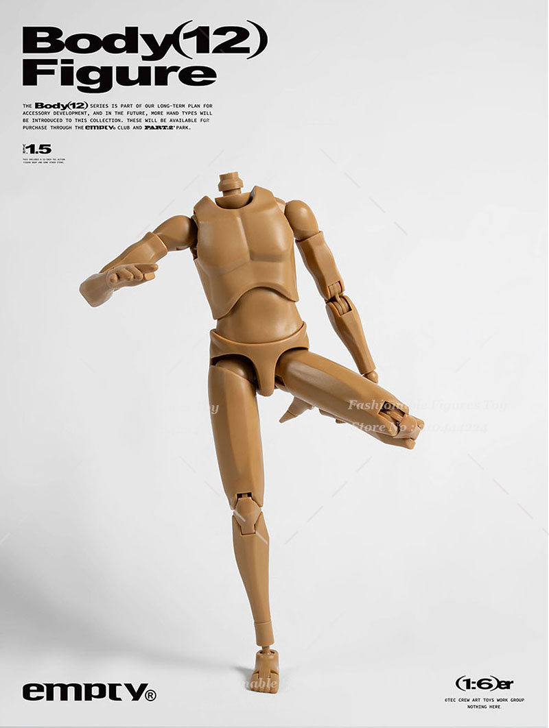 PART2PARK 1/6 Men Soldier Body - Model Kit Joints avaliação e preço