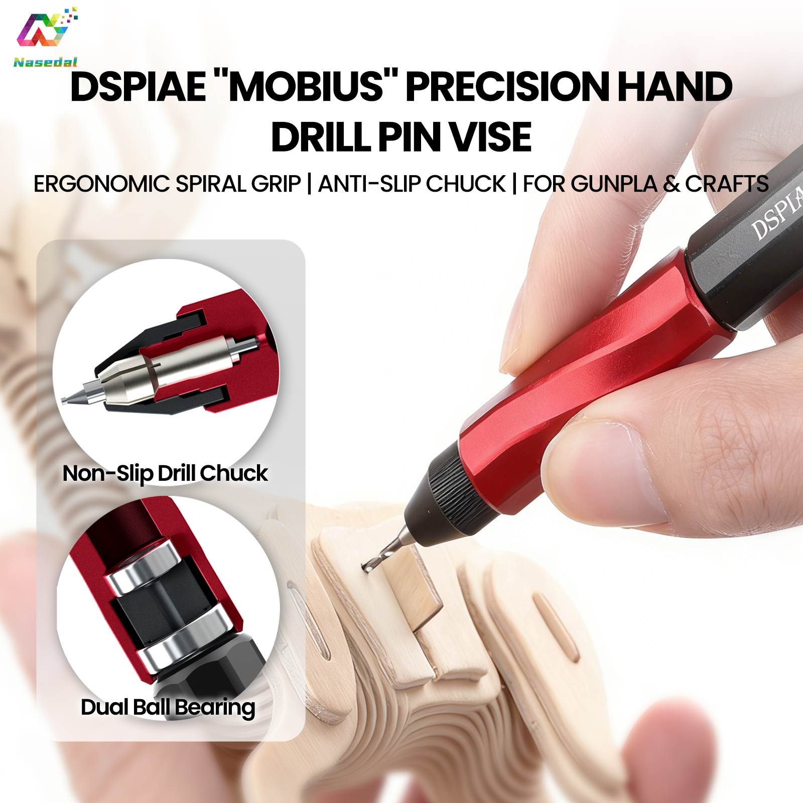 DSPIAE AT-MHD Mobius Hand Dril - Model Kit Vise avaliação e preço