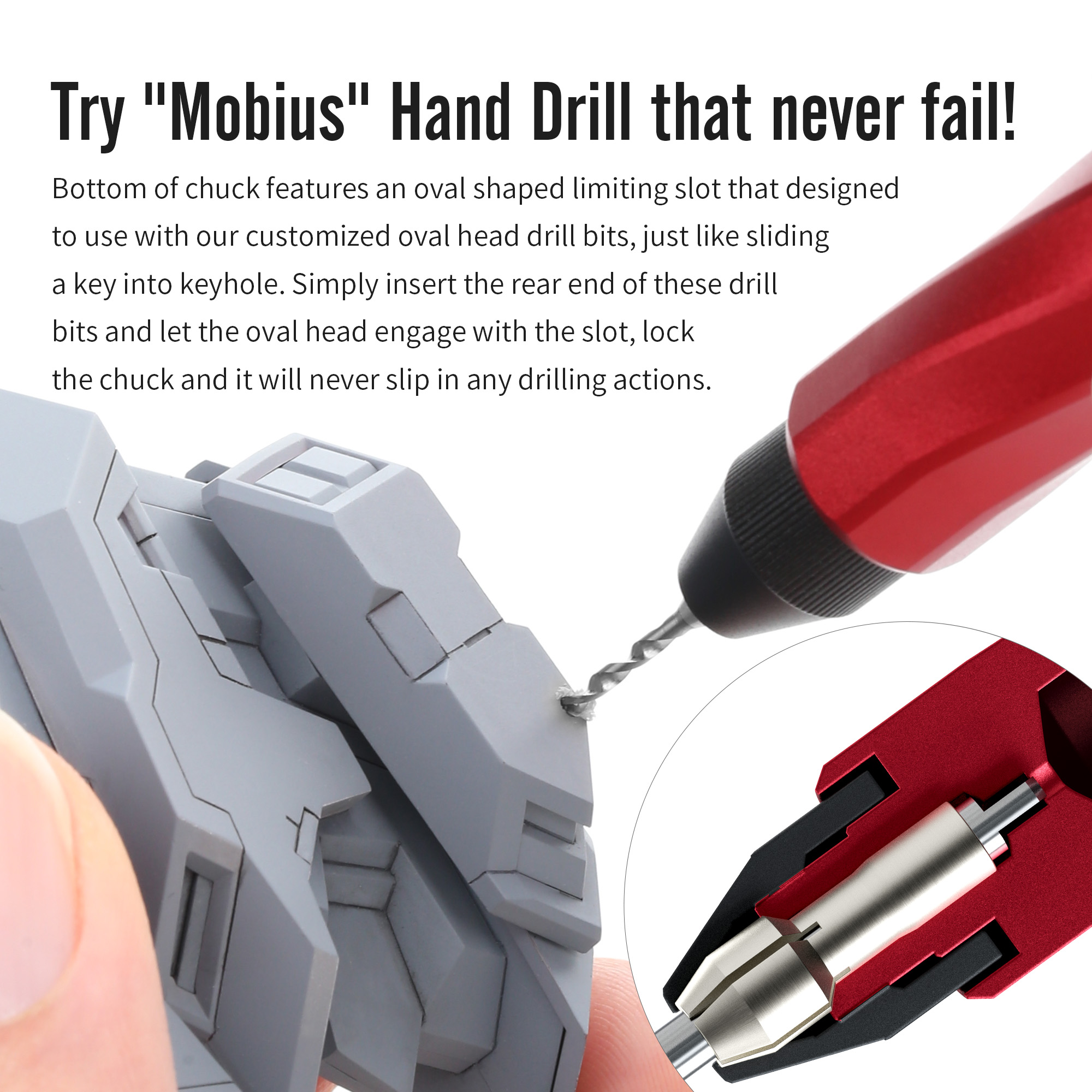 DSPIAE AT-MHD Mobius Hand Dril - Model Kit Vise avaliação e preço