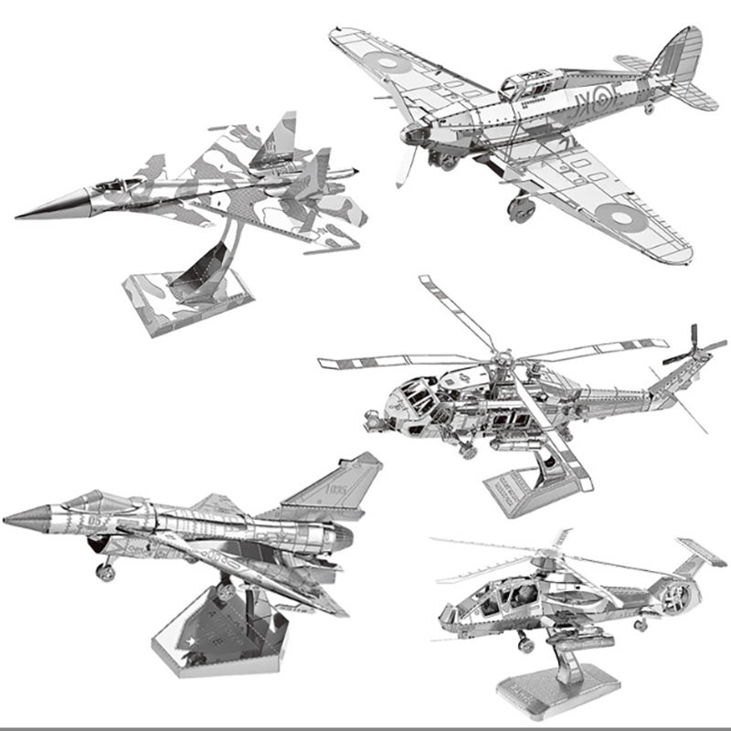 Plane 3D Metal Puzzle Model Ki - Model Kit Walmart avaliação e preço