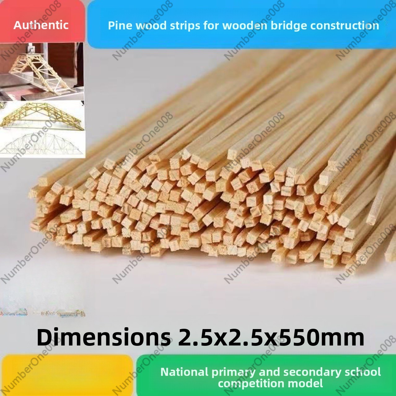 2.5x2.5x550mm Balsa Wood Strip - Model Kit Competition avaliação e preço