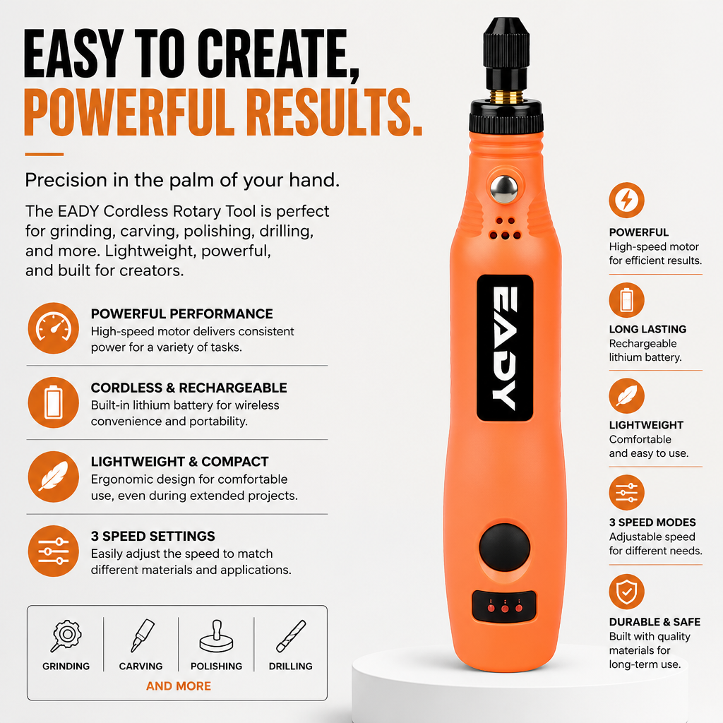 USB Cordless Rotary Tool Kit – - Model Kit Hobby avaliação e preço