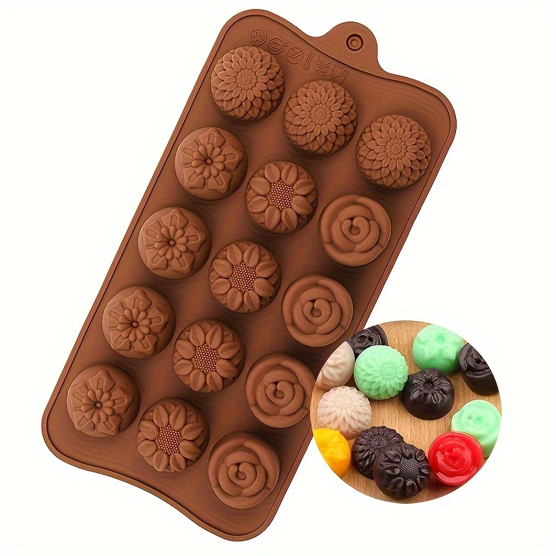 4 Flower-Shaped Chocolate Cand - Model Kit For Beginners avaliação e preço