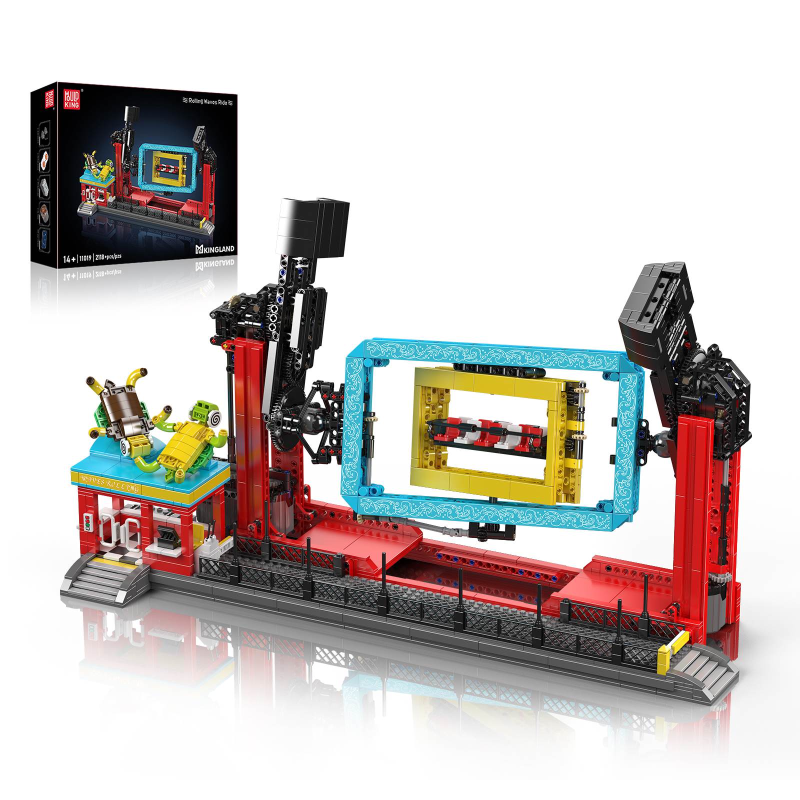 2118PCS Rolling Waves Ride Toy - Model Kit Competition avaliação e preço