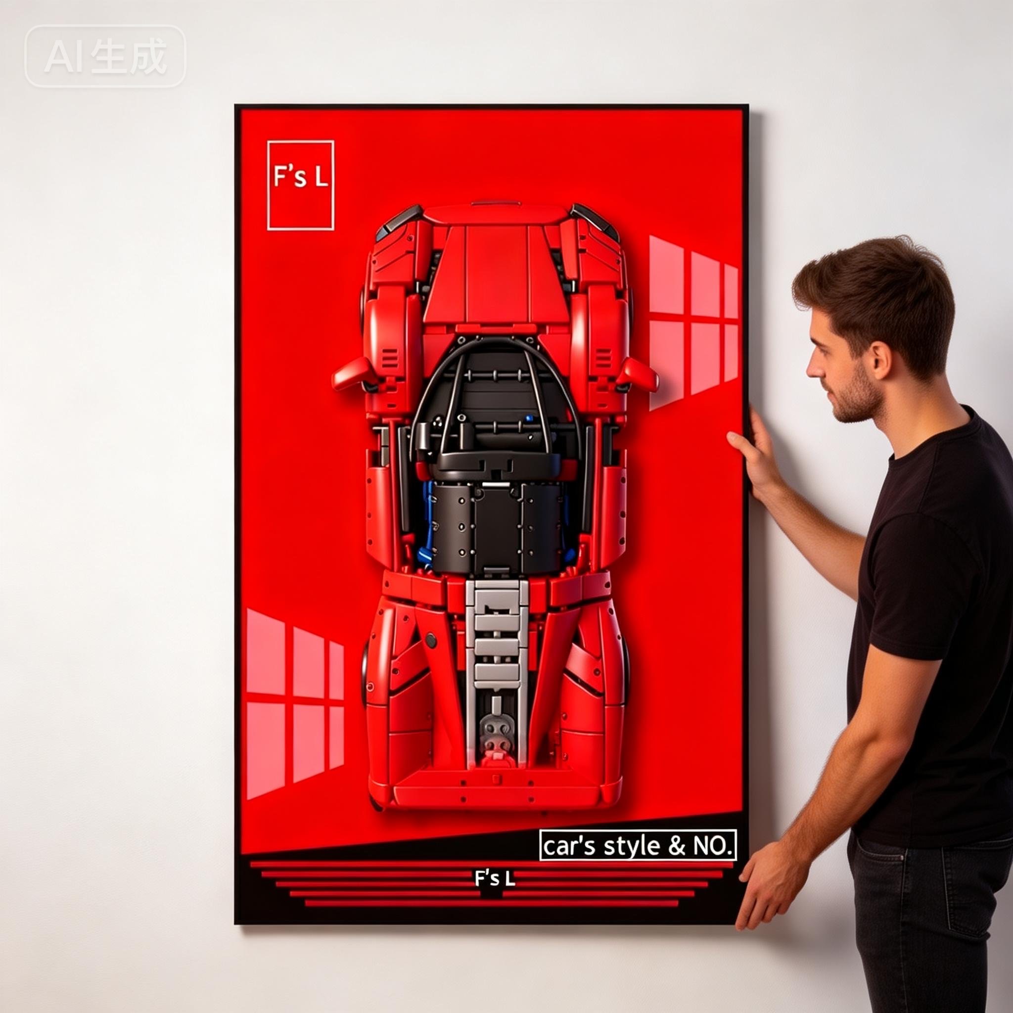 NEW Photo Frame Display Wallbo - Model Kit Ferrari avaliação e preço