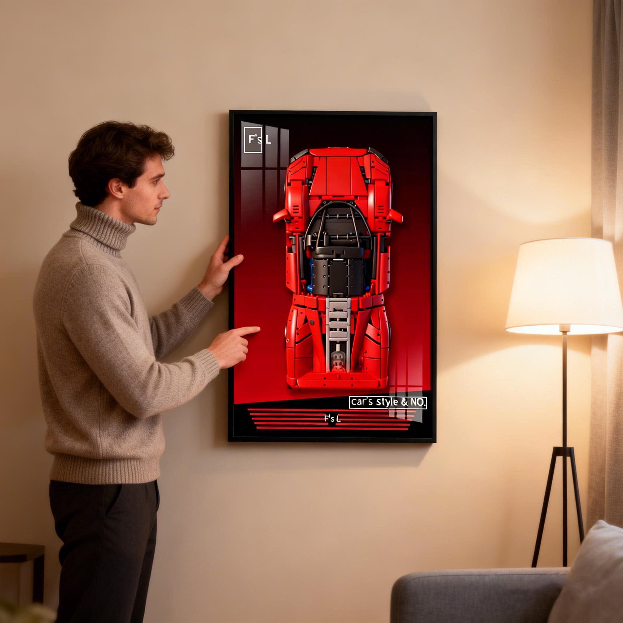 NEW Photo Frame Display Wallbo - Model Kit Ferrari avaliação e preço