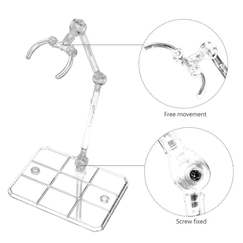 Clear Action Figure Stand,Asse - Model Kit Jms avaliação e preço
