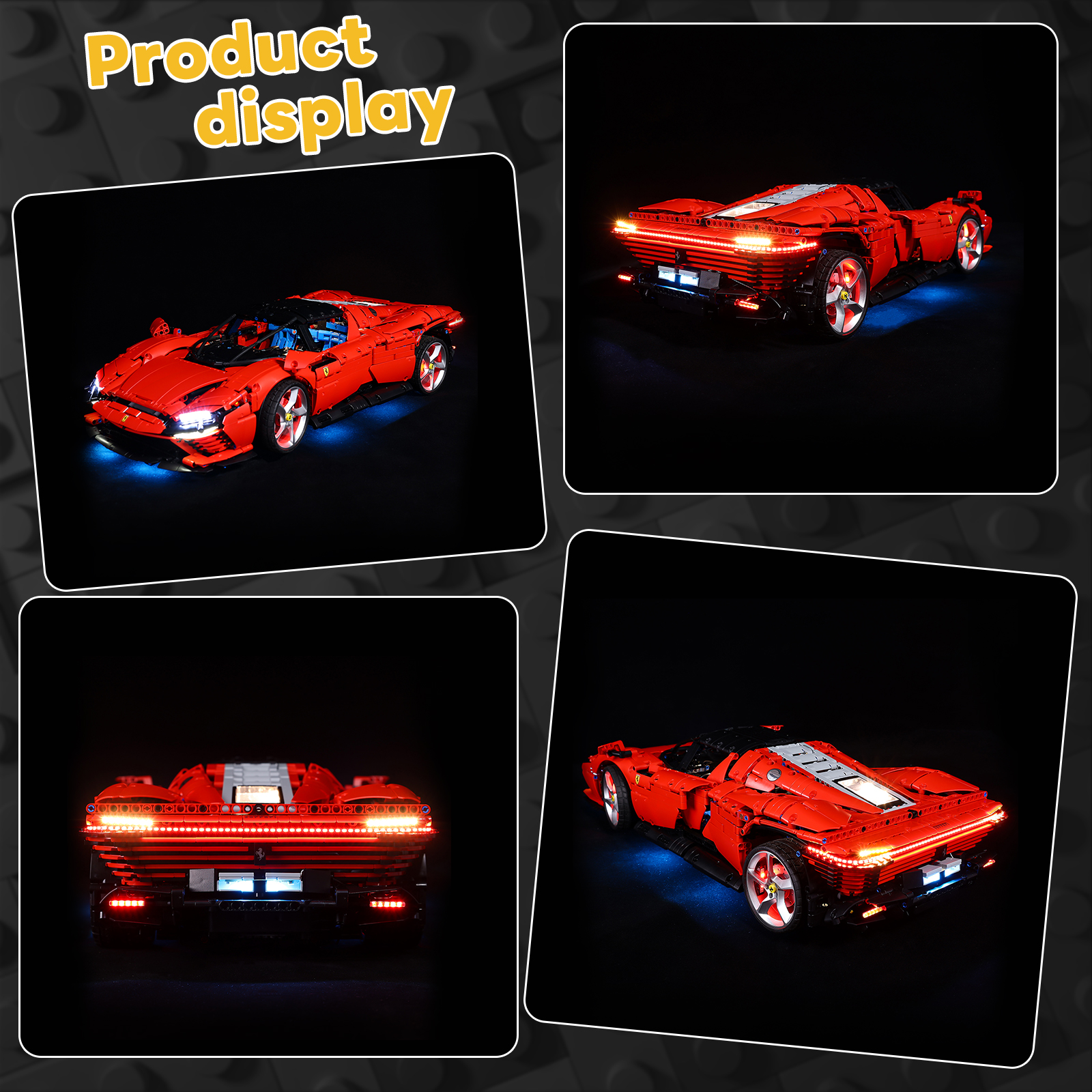 Kyglaring LED Light Kit suitab - Model Kit Ferrari avaliação e preço