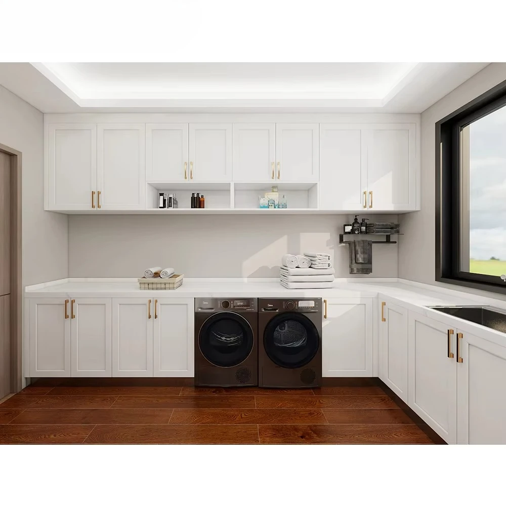 Full set of white cabinets mod - Model Kitchen Set Aluminium avaliação e preço