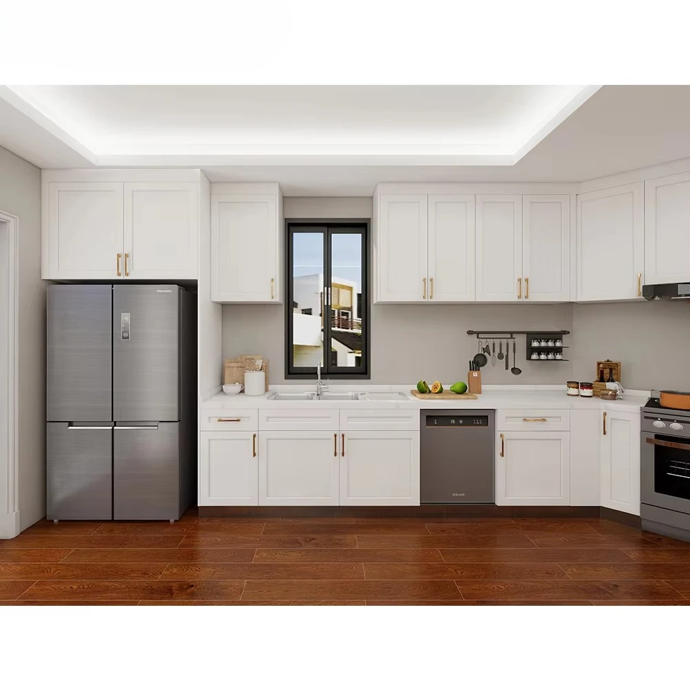 Full set of white cabinets mod - Model Kitchen Set Aluminium avaliação e preço