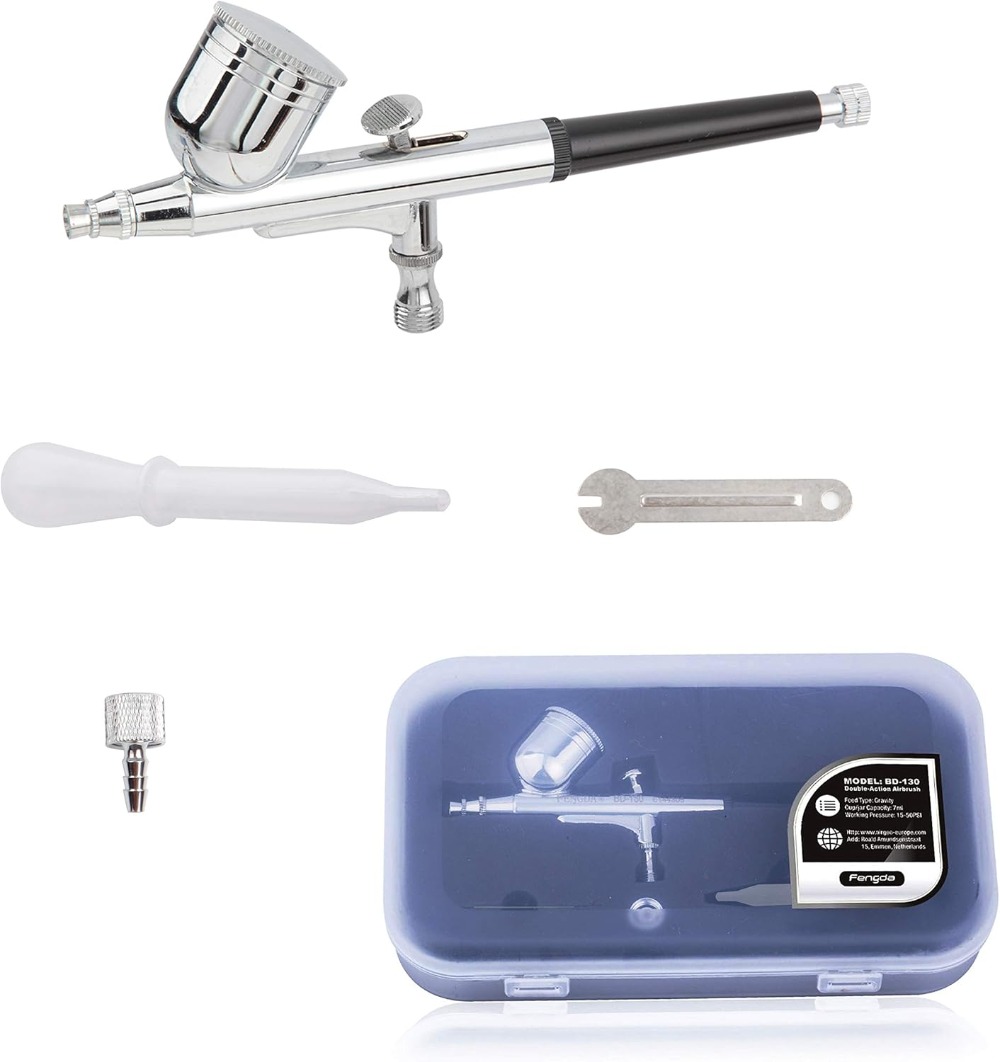 Airbrush Kit with Compressor A - Model Kit Hobby avaliação e preço