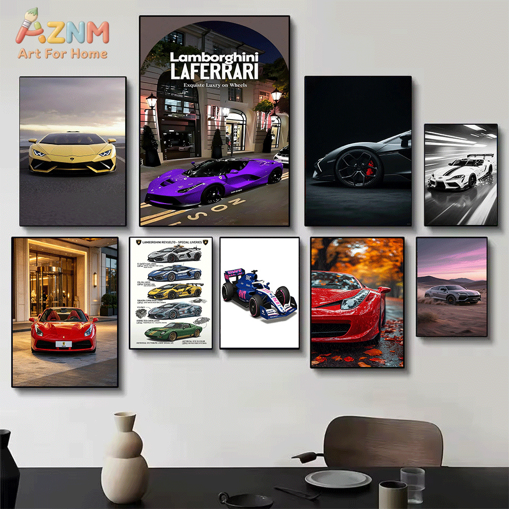 AZNM Luxury Supercar Canvas Wa - Model Kit Ferrari avaliação e preço