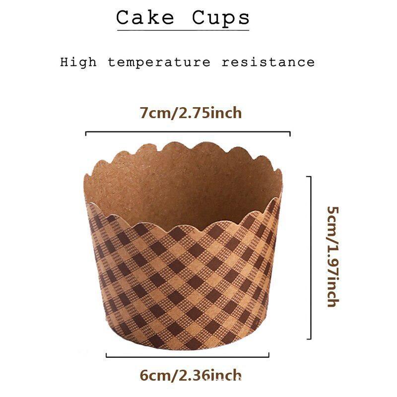 50Pcs/Pack Cupcake Paper Cups  - Model Kit For Beginners avaliação e preço