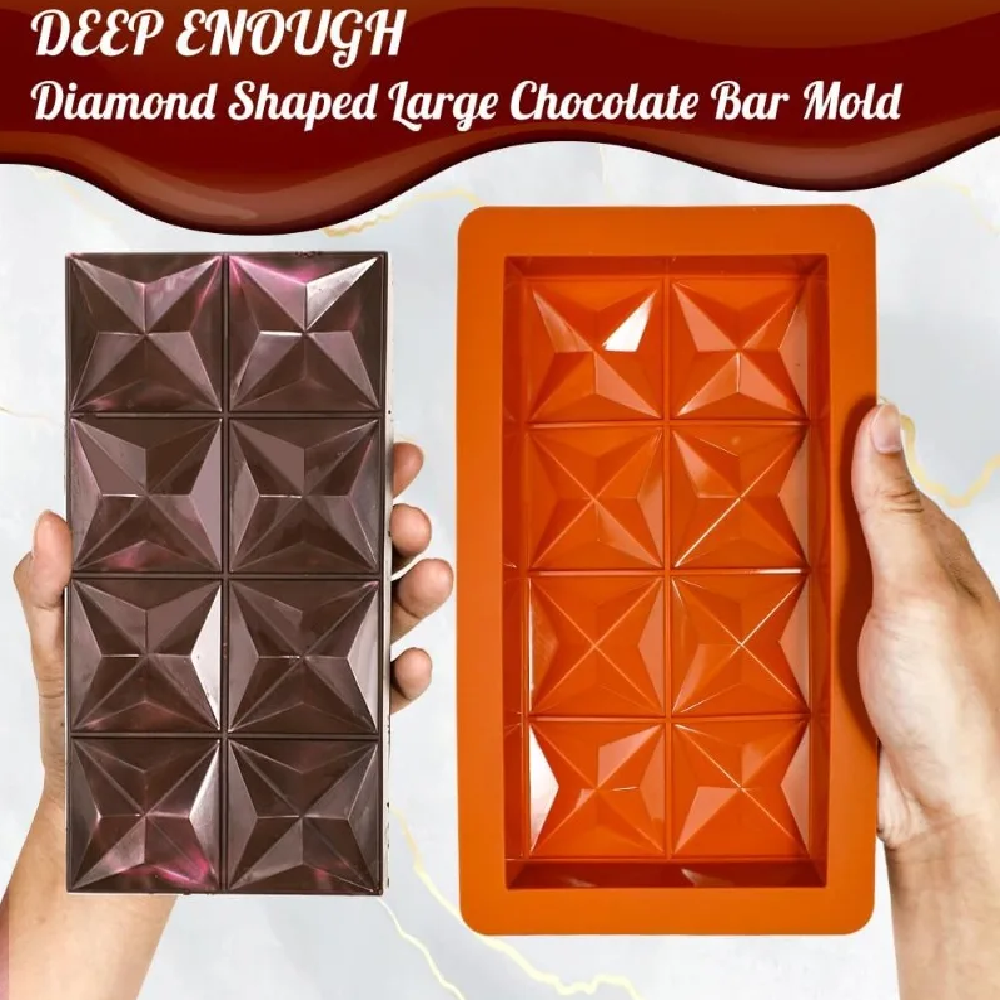 Chocolate Bar Mold - Non-Stick - Model Kit For Beginners avaliação e preço