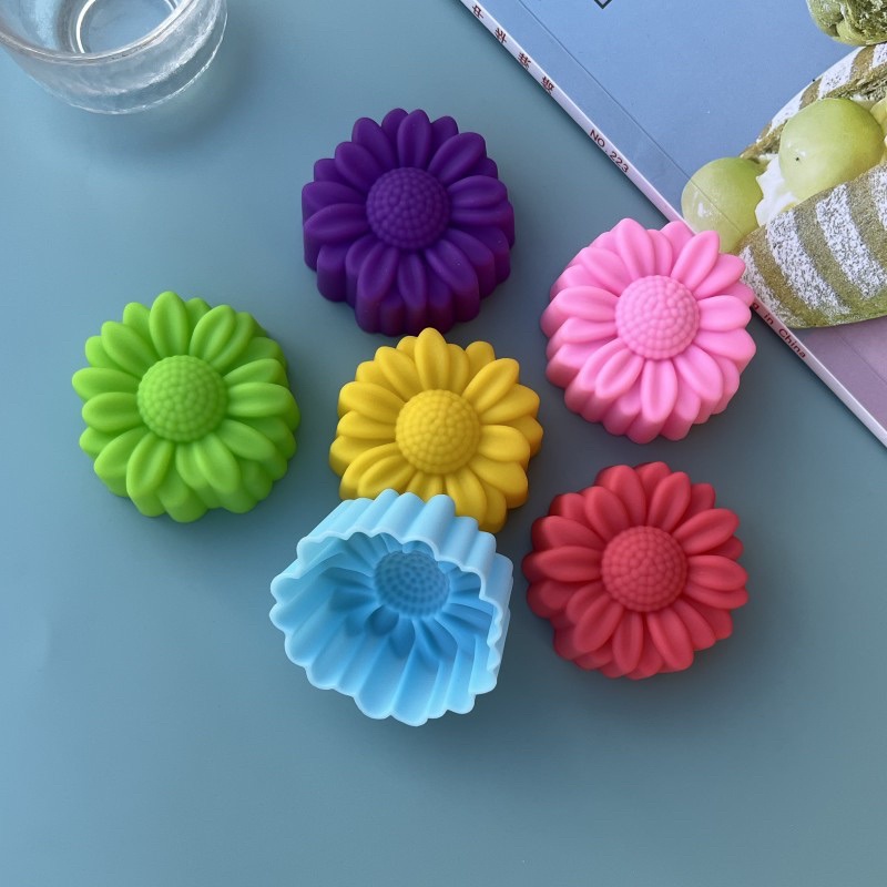 6 Pcs Set Non-Stick Flower Des - Model Kit For Beginners avaliação e preço