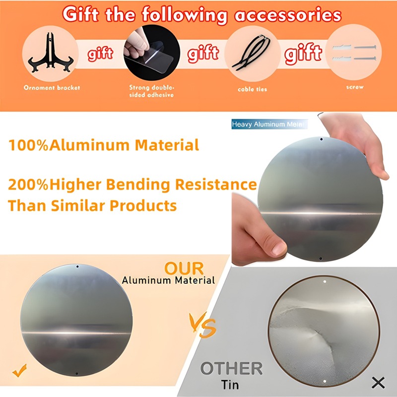 Round Metal Aluminum Sign, 2D  - Model Kitchen Set Aluminium avaliação e preço