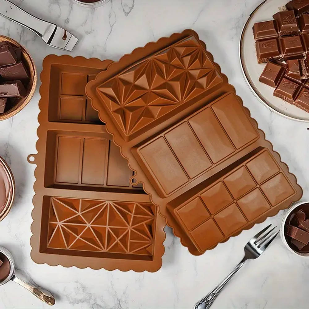 Silicone chocolate bar molds,  - Model Kit For Beginners avaliação e preço