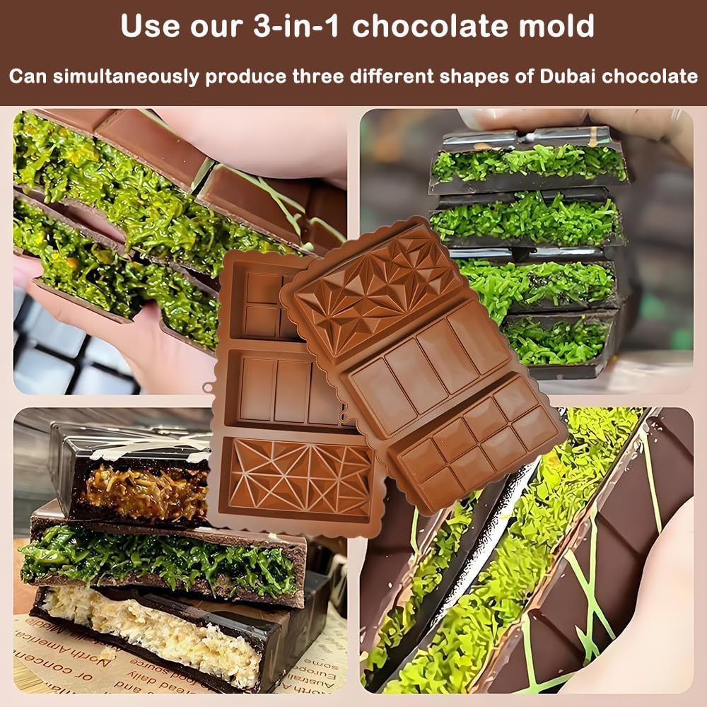 Silicone chocolate bar molds,  - Model Kit For Beginners avaliação e preço