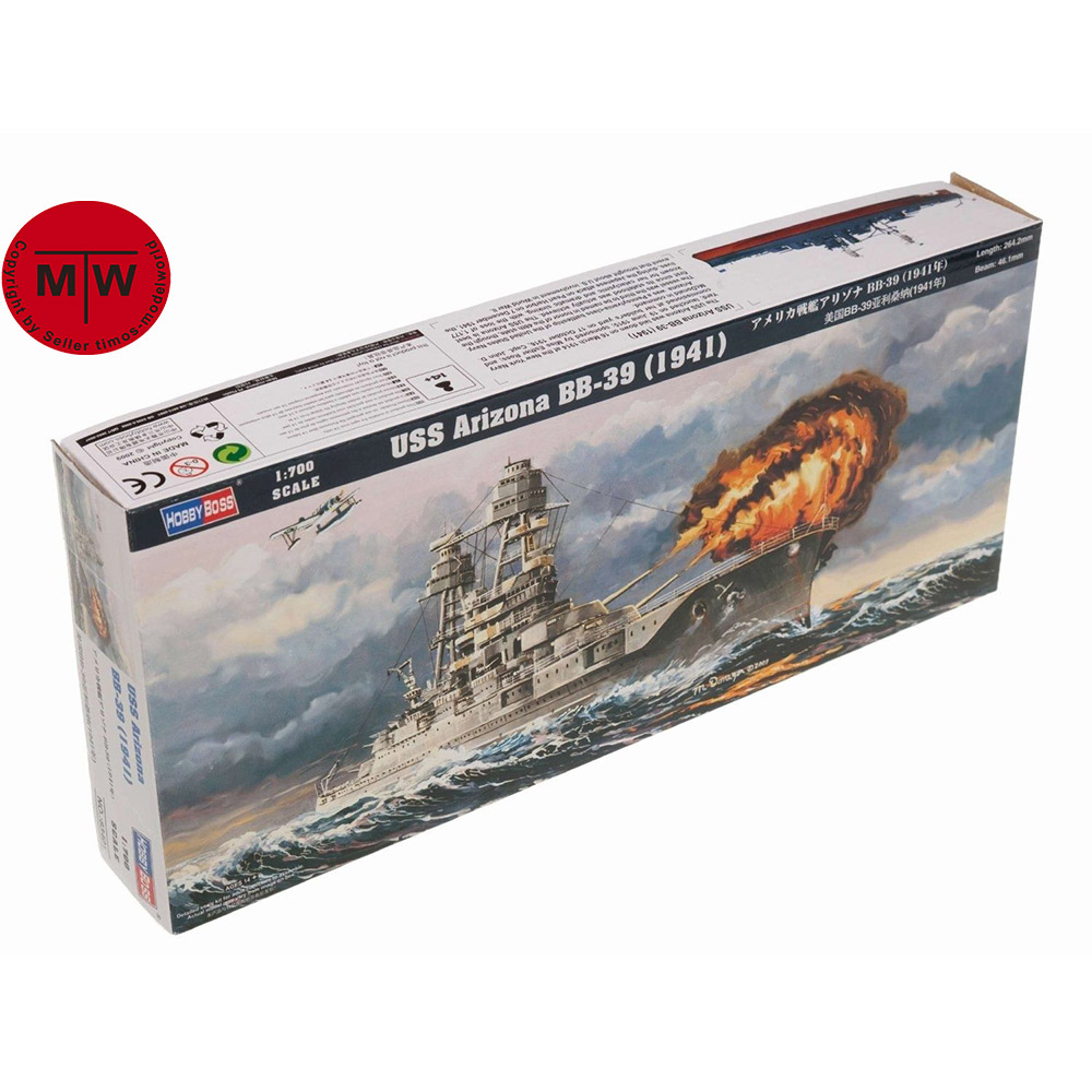 HobbyBoss 83401 1/700 Scale US - Model Kit Uss Arizona avaliação e preço
