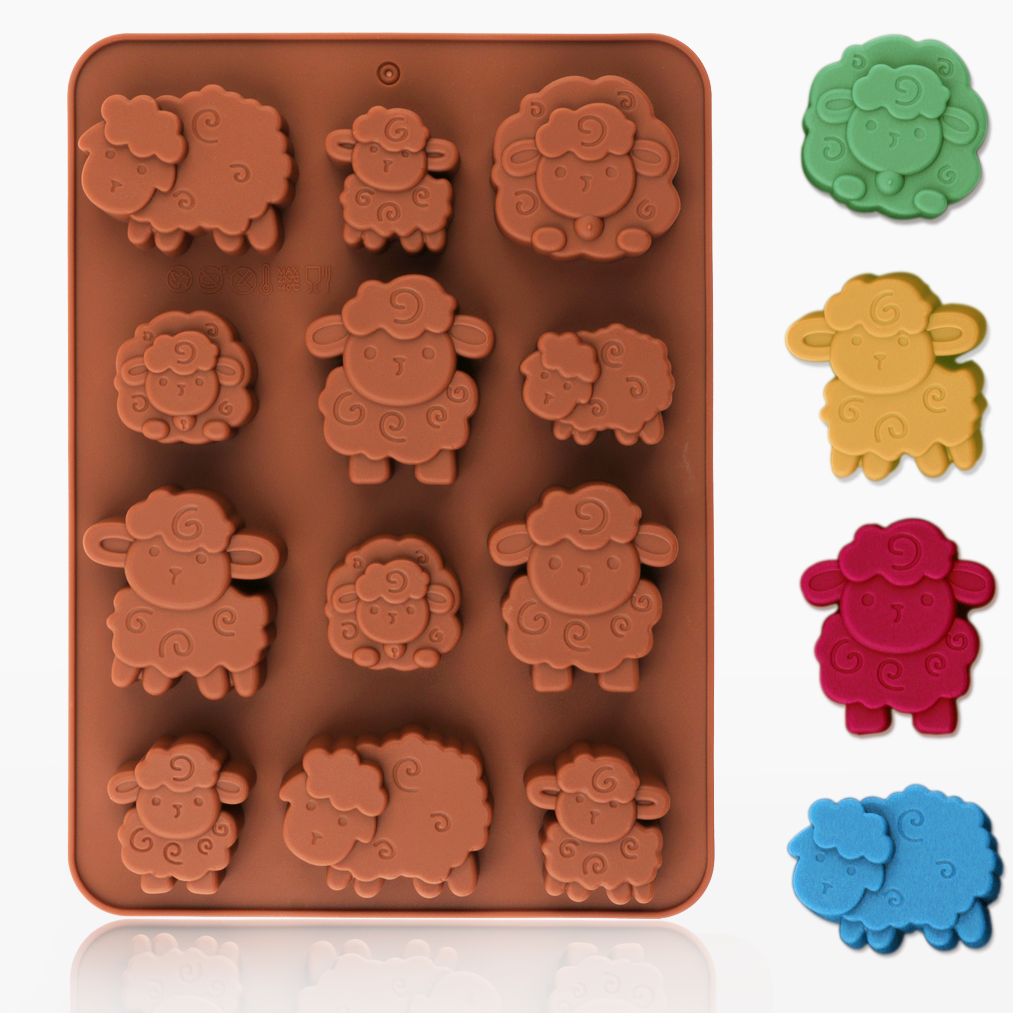 1pack silicone Eid lamb candy  - Model Kit For Beginners avaliação e preço