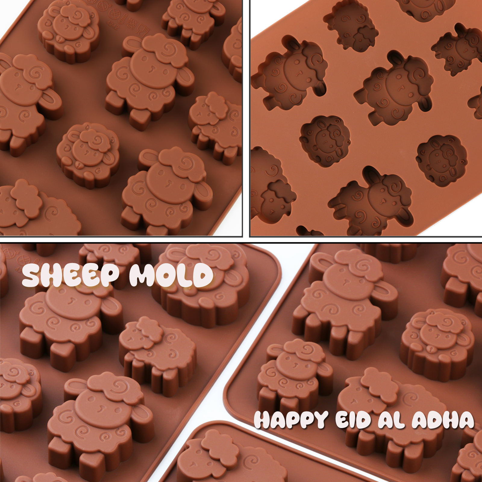 1pack silicone Eid lamb candy  - Model Kit For Beginners avaliação e preço