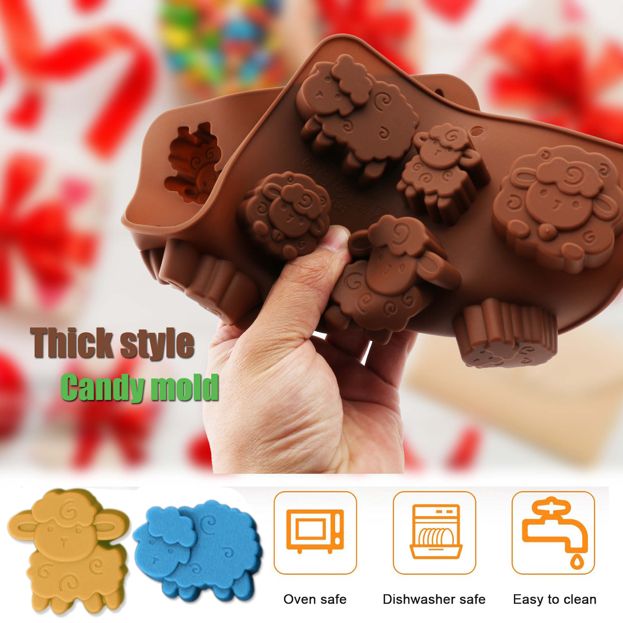 1pack silicone Eid lamb candy  - Model Kit For Beginners avaliação e preço