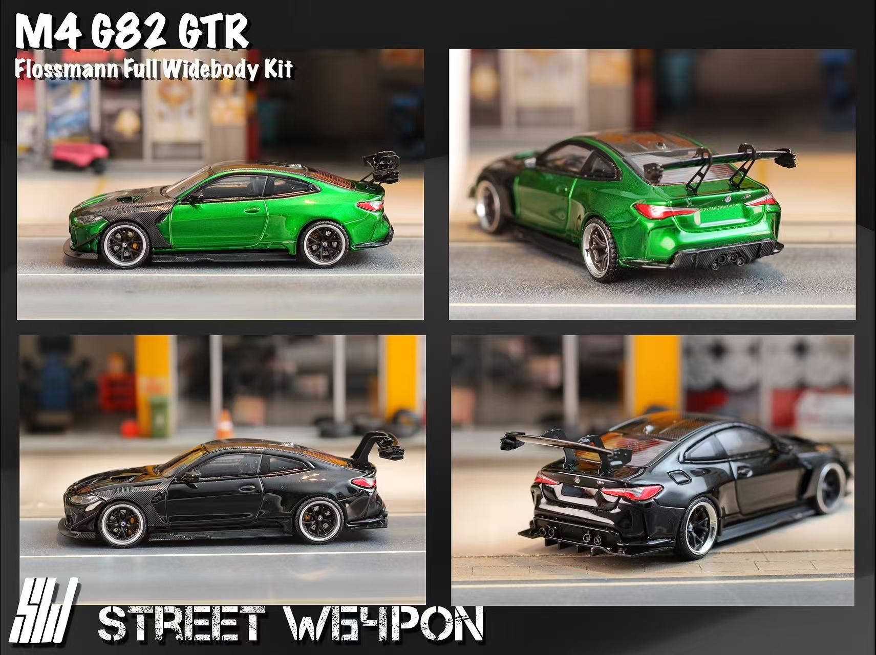 In Stock SW 1:64 G82 M4 GTR Co - Model Kit Competition avaliação e preço