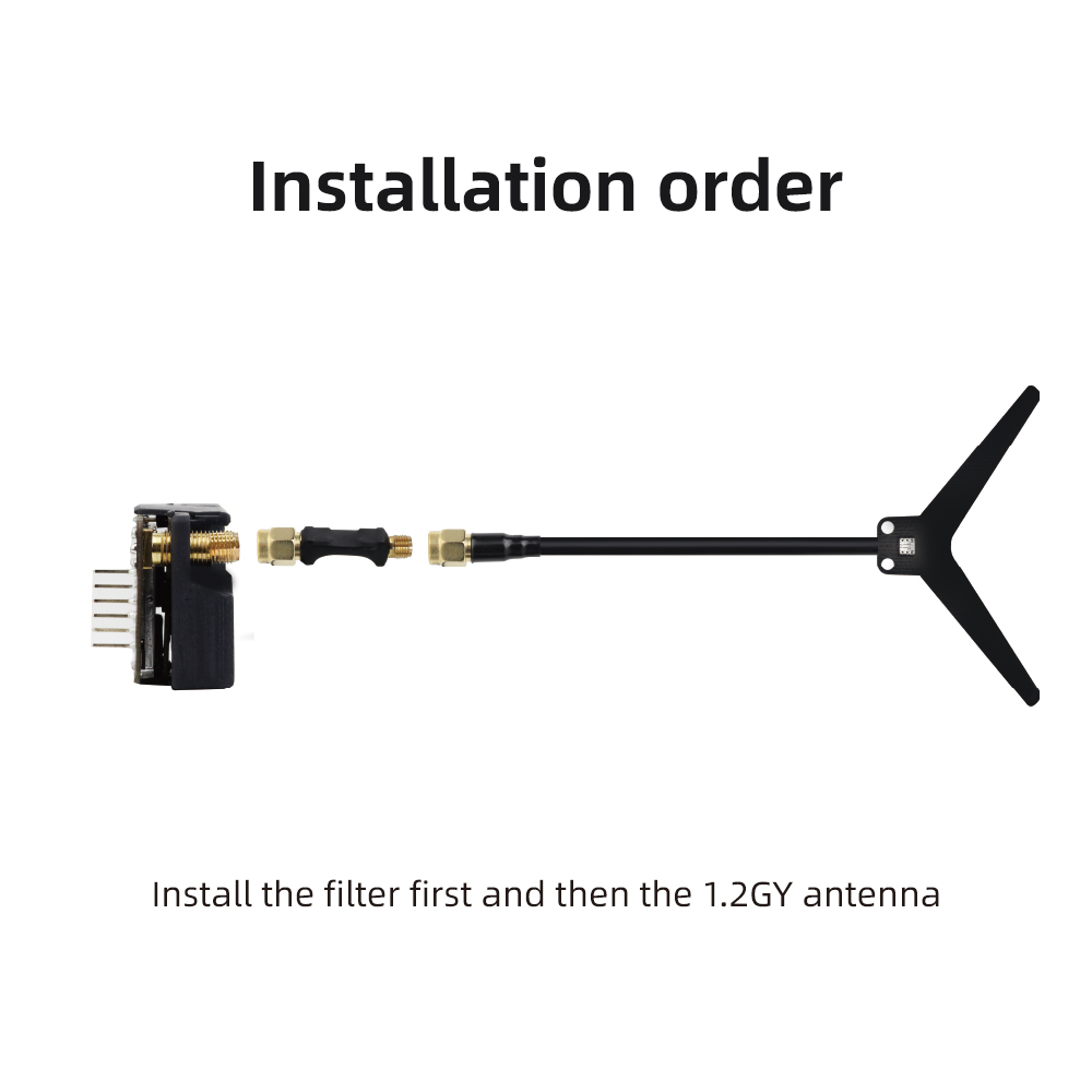 HGLRC 1.2G VRX Receiver Kit 8C - Model Kit Zeus avaliação e preço