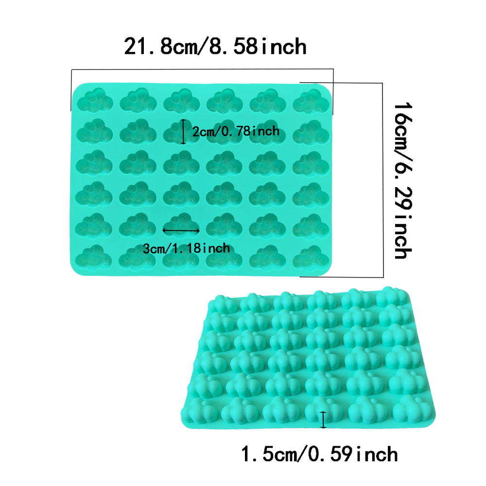 1pc 36 cavity cloud shaped cho - Model Kit For Beginners avaliação e preço