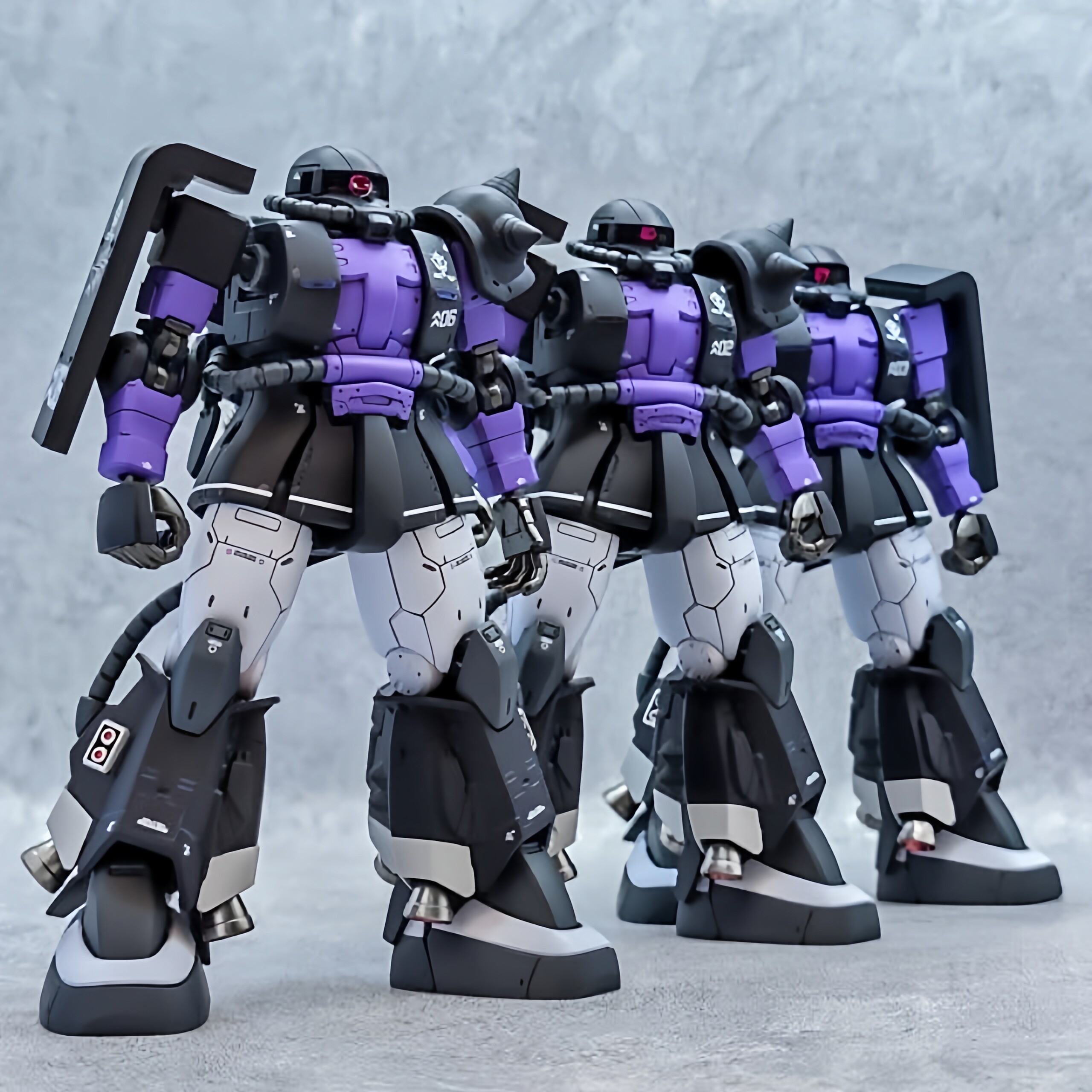 HG 1/144 Scale Black Purple Me - Model Kit Hg avaliação e preço