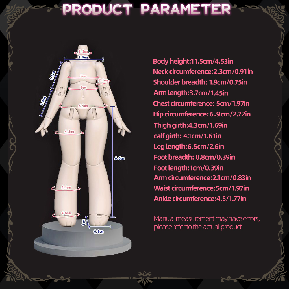 Arcane Circuit BJD 1/12 Blind  - Model Kit Joints avaliação e preço