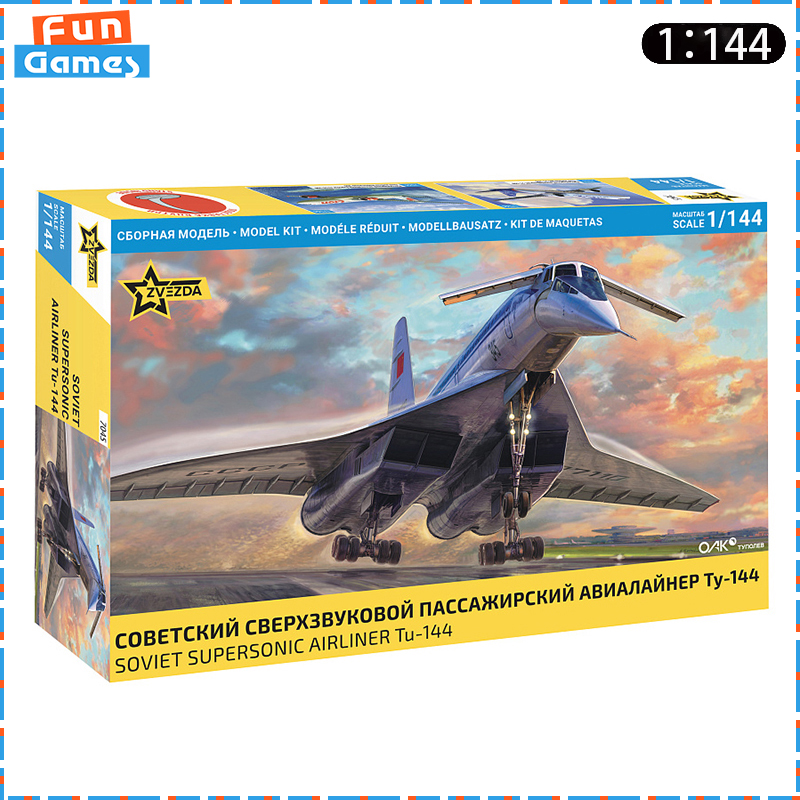 ZVEZDA 1/144 Soviet Supersonic - Model Kit Zvezda avaliação e preço